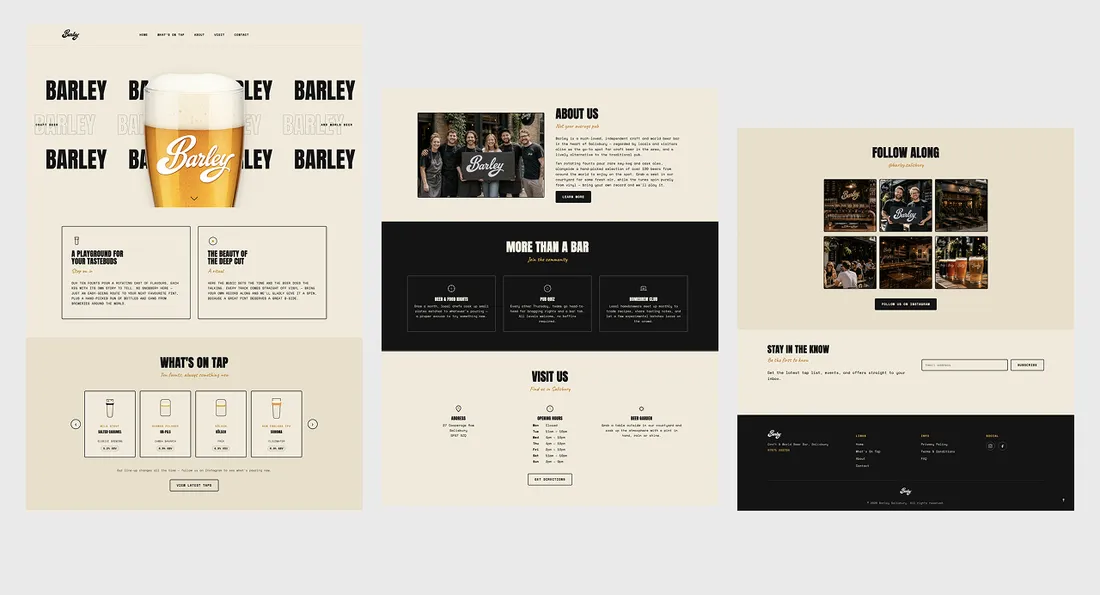 Barley — full page preview