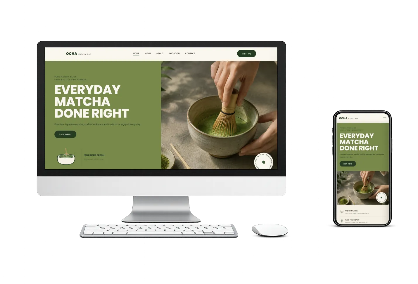 Camellia homepage preview