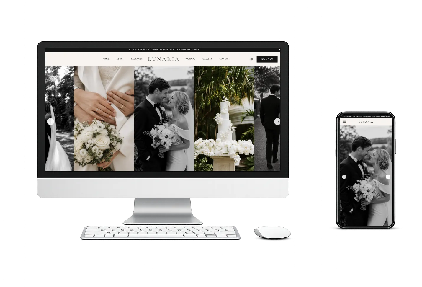Lunaria homepage preview