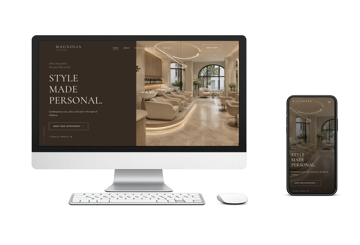 Magnolia homepage preview