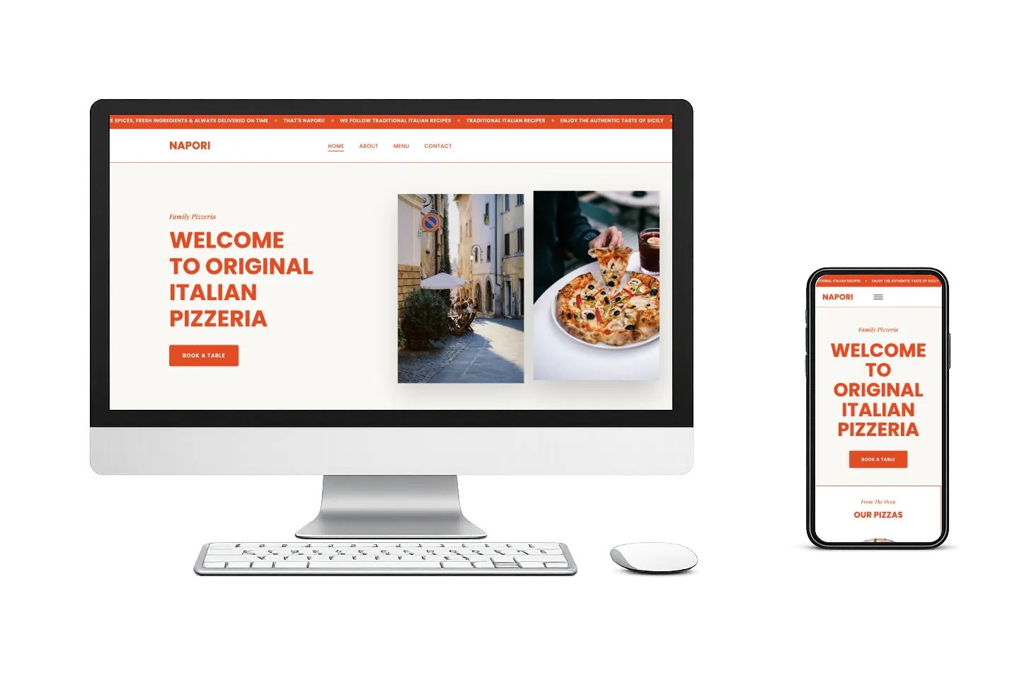Marigold homepage preview