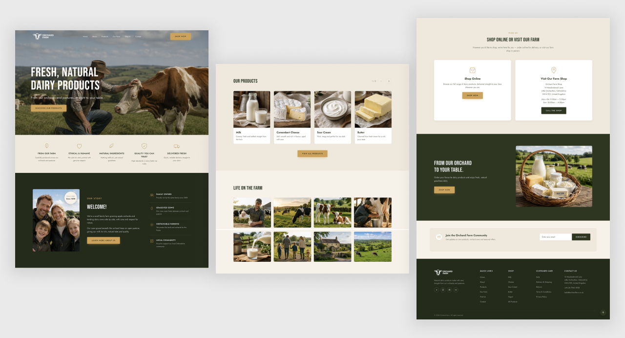 Orchard — full page preview