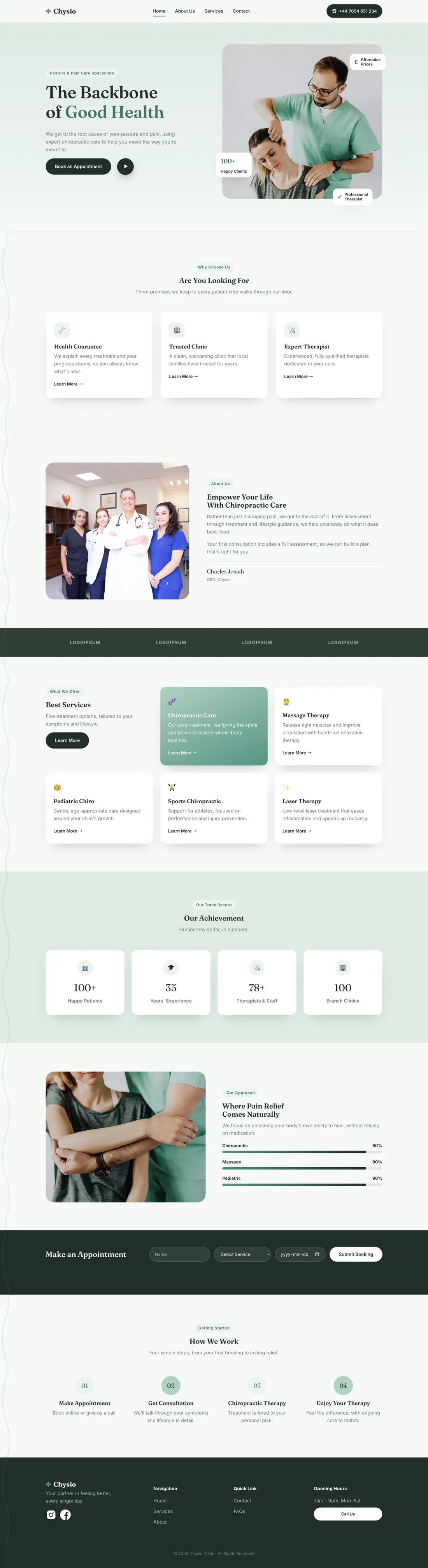 Sage full website preview