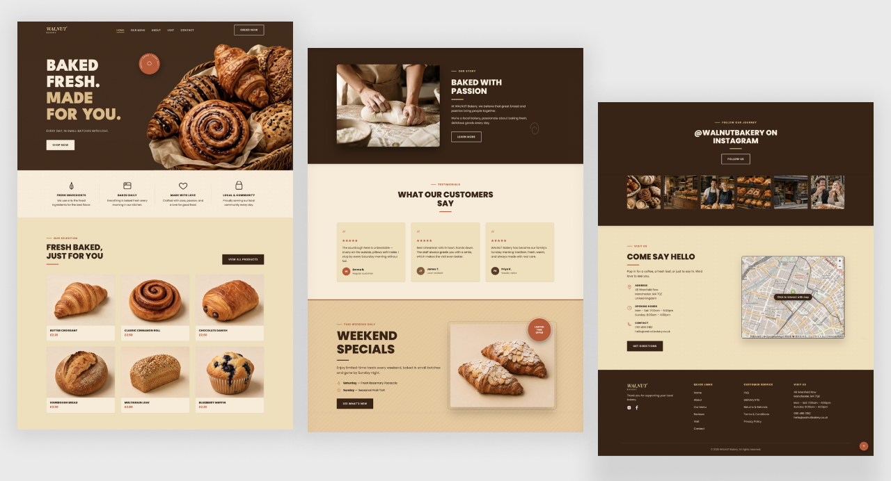 Walnut — full page preview